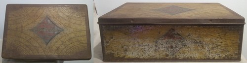 Antica scatola latta - antica,