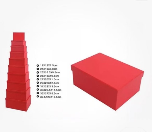 Set pezzi scatole box - 10,