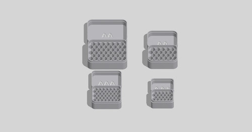 Organizer batterie con - batterie, aa
