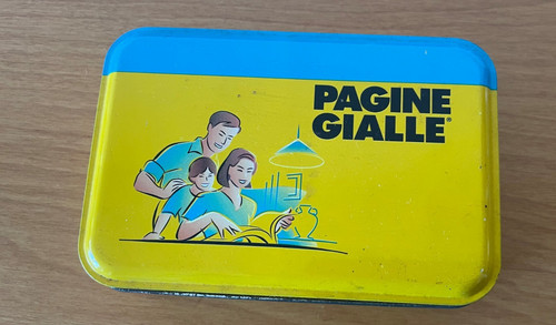 Scatola latta pagine - scatola, di