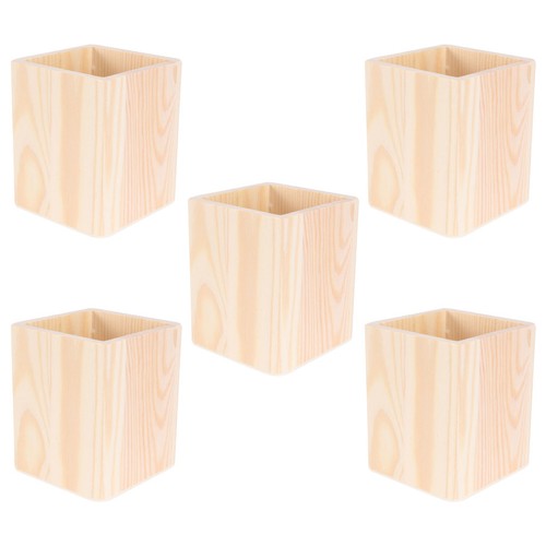 Secchio portaoggetti legno - secchio,